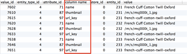 attributes metadata